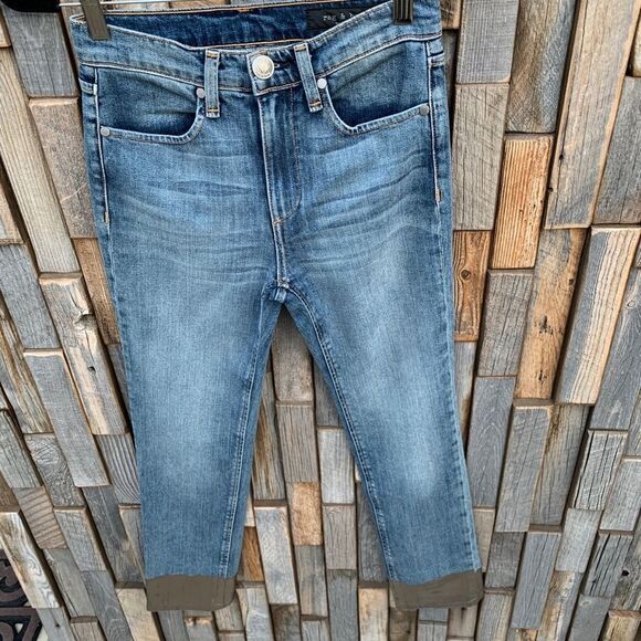 Rag & Bone Cigarette Silver Dip Ankle Jeans 23 - Picture 1 of 7